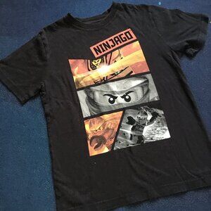Black Boys' LEGO Ninjago Graphic T-shirt 7T